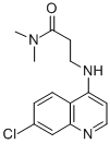 CAS 登录号：80008-13-5， 3-(7-氯-4-喹啉基氨基)-N,N-二甲基丙酰胺