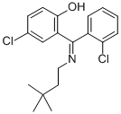 CAS#: 80018-30-0, 4-Chloro-2-((2-Chlorophenyl)((3,3-Dimethylbutyl)Imino)Methyl)Phenol