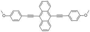 CAS#: 80034-27-1, 9,10-Bis(4-Methoxyphenylethynyl)Anthracene