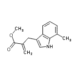 CAS#: 800366-83-0, Methyl 2-[(7-methyl-1H-indol-3-yl)methyl]acrylate