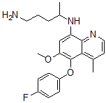 CAS#: 80061-25-2, 4-Methyl-5-(4-Fluorophenoxy)Primaquine