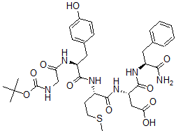 CAS 登录号：80063-35-0， 大鼠胃泌素 C-终端五肽胃泌素