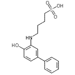CAS 登录号：80067-96-5， 4-[(4-羟基-3-联苯基)氨基]-1-丁烷磺酸