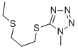 CAS 登录号：80086-97-1， 5-((3-(乙基硫代)丙基)硫代)-1-甲基-1H-四唑