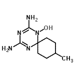 CAS#: 801151-93-9, 2,4-Diamino-9-methyl-1,3,5-triazaspiro[5.5]undeca-2,4-dien-1-ol