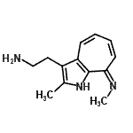 CAS#: 801166-02-9, 2-[(8Z)-2-Methyl-8-(methylimino)-1,8-dihydrocyclohepta[b]pyrrol-3-yl]ethanamine