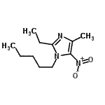 CAS#: 801166-12-1, 2-Ethyl-4-methyl-5-nitro-1-pentyl-1H-imidazole