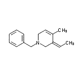 CAS 登录号：801191-47-9， (3E)-1-苄基-3-亚乙基-4-甲基-1,2,3,6-四氢吡啶