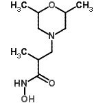 CAS#: 801193-04-4, 3-(2,6-Dimethyl-4-morpholinyl)-N-hydroxy-2-methylpropanamide