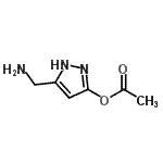 CAS#: 801215-28-1, 5-(Aminomethyl)-1H-pyrazol-3-yl acetate
