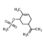 CAS#: 801294-25-7, 5-Isopropenyl-2-methyl-2-cyclohexen-1-yl methanesulfonate