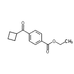 CAS#: 801303-28-6, Ethyl 4-(cyclobutylcarbonyl)benzoate