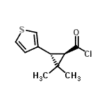 CAS#: 80138-93-8, (1R,3R)-2,2-Dimethyl-3-(3-thienyl)cyclopropanecarbonyl chloride