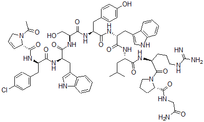 CAS#: 80152-22-3, Ac-Dehydro-Pro(1)-4-Cl-Phe(2)-Trp(3,6)-LHRH