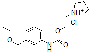 CAS#: 80171-63-7, 2-(2,3,4,5-Tetrahydropyrrol-1-Yl)Ethyl N-[3-(Propoxymethyl)Phenyl]Carbamate Chloride