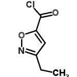 CAS#: 80173-67-7, 3-Ethyl-1,2-oxazole-5-carbonyl chloride