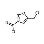CAS 登录号：80173-68-8， 5-(氯甲基)-1,2-恶唑-3-甲酰氯