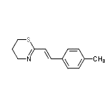 CAS#: 802034-55-5, 2-[(E)-2-(4-Methylphenyl)vinyl]-5,6-dihydro-4H-1,3-thiazine