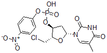 CAS#: 80214-53-5, 5'-Deoxy-5'-Chlorothymidine 3'-(4-Nitrophenyl)Phosphate