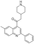 CAS#: 80221-76-7, 1-(6-Methyl-2-Phenyl-4-Quinolinyl)-2-(4-Piperidinyl)Ethanone