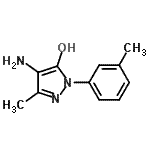 CAS#: 802257-11-0, 4-Amino-3-methyl-1-(3-methylphenyl)-1H-pyrazol-5-ol