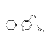 CAS#: 802266-26-8, 5-Ethyl-4-methyl-2-(1-piperidinyl)pyridine