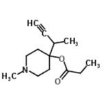 CAS#: 802284-45-3, 4-(3-Butyn-2-yl)-1-methyl-4-piperidinyl propionate