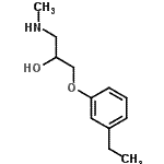 CAS 登录号：802287-58-7， 1-(3-乙基苯氧基)-3-(甲基氨基)-2-丙醇