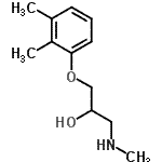 CAS#: 802287-59-8, 1-(2,3-Dimethylphenoxy)-3-(methylamino)-2-propanol