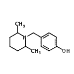 CAS#: 802287-92-9, 4-[(2,6-Dimethyl-1-piperidinyl)methyl]phenol