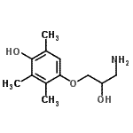 CAS#: 802301-21-9, 4-(3-Amino-2-hydroxypropoxy)-2,3,6-trimethylphenol