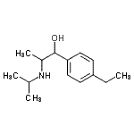 CAS 登录号：802302-54-1， 1-(4-乙基苯基)-2-(异丙基氨基)-1-丙醇