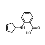 CAS#: 80231-18-1, 2-(3-Cyclopenten-1-ylamino)benzoic acid