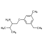 CAS 登录号：802320-64-5， 1-(3-乙基-5-甲基苯氧基)-3-甲基-2-丁胺