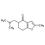 CAS#: 802594-95-2, 5-[(Dimethylamino)methyl]-2-methyl-6,7-dihydro-1-benzofuran-4(5H)-one