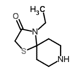 CAS#: 802620-28-6, 4-Ethyl-1-thia-4,8-diazaspiro[4.5]decan-3-one