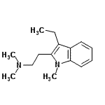 CAS#: 802861-68-3, 2-(3-Ethyl-1-methyl-1H-indol-2-yl)-N,N-dimethylethanamine