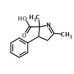 CAS#: 802885-21-8, 2,5-Dimethyl-3-phenyl-3,4-dihydro-2H-pyrrole-2-carboxylic acid