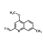 CAS#: 802906-23-6, 4-Methoxy-7-methyl-2-quinolinecarbaldehyde