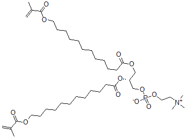 CAS 登录号：80294-17-3， 二(1,2-(甲基丙烯酰氧基)月桂酰)磷脂酰胆碱