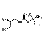 CAS#: 80312-74-9, 2-Methyl-2-propanyl [(2S)-2-amino-3-hydroxypropyl]carbamate