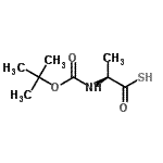 CAS#: 80354-38-7, (2S)-2-({[(2-Methyl-2-propanyl)oxy]carbonyl}amino)propanethioic S-acid