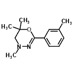 CAS#: 803618-31-7, 4,6,6-Trimethyl-2-(3-methylphenyl)-5,6-dihydro-4H-1,3,4-oxadiazine
