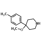 CAS#: 803634-23-3, 4-Methoxy-4-(4-methylphenyl)piperidine