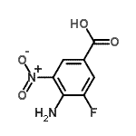 CAS#: 803700-08-5, 4-Amino-3-fluoro-5-nitrobenzoic acid