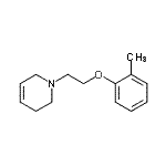 CAS 登录号：804429-75-2， 1-[2-(2-甲基苯氧基)乙基]-1,2,3,6-四氢吡啶