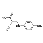 CAS#: 804431-03-6, (2E)-2-Cyano-3-[(4-methylphenyl)amino]acrylic acid