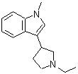 CAS#: 804445-19-0, 3-(1-Ethyl-3-pyrrolidinyl)-1-methyl-1H-indole