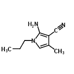 CAS#: 804519-27-5, 2-Amino-4-methyl-1-propyl-1H-pyrrole-3-carbonitrile