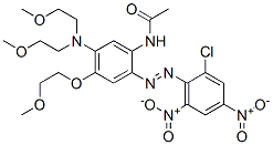 CAS#: 80462-92-6, N-[5-[Bis(2-Methoxyethyl)Amino]-2-[(2-Chloro-4,6-Dinitrophenyl)Azo]-4-(2-Methoxyethoxy)Phenyl]Acetamide